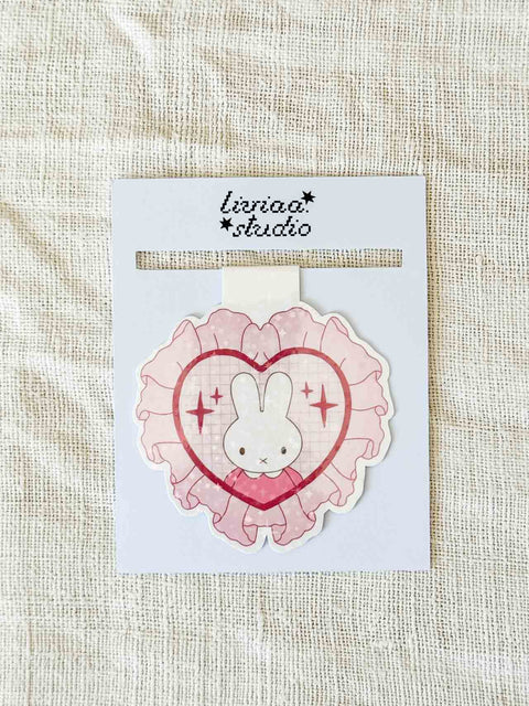 Marques pages magnétiques - Miffy coeur