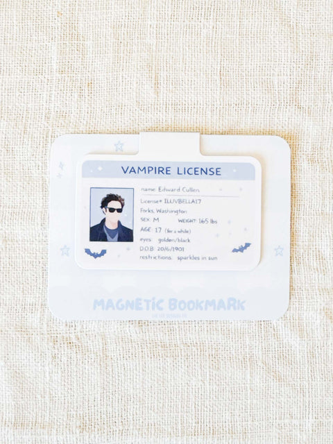 Marque page magnétique Vampire license