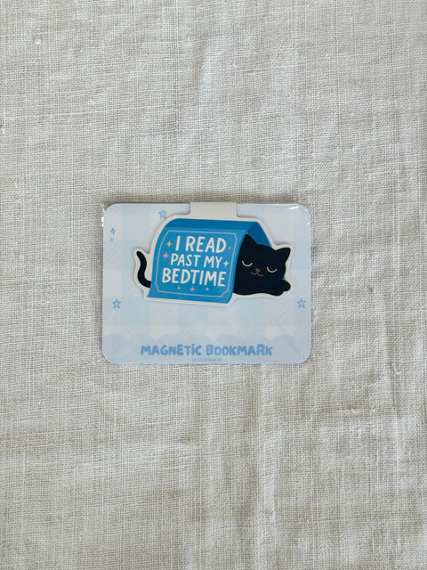 Marque page magnétique I read past my bed time