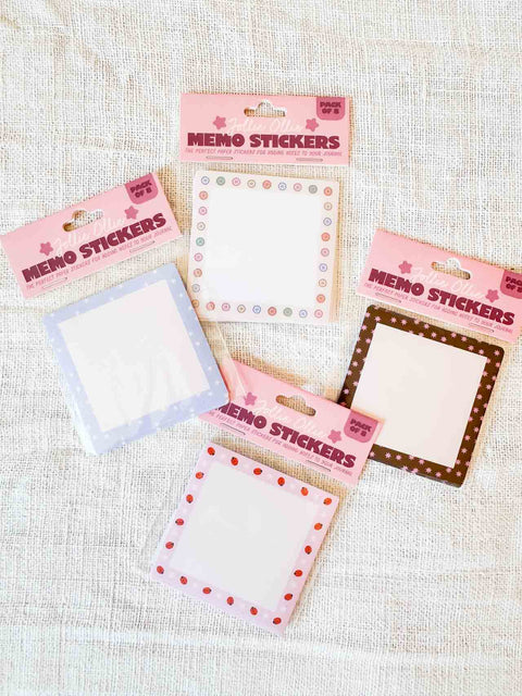 Memo stickers