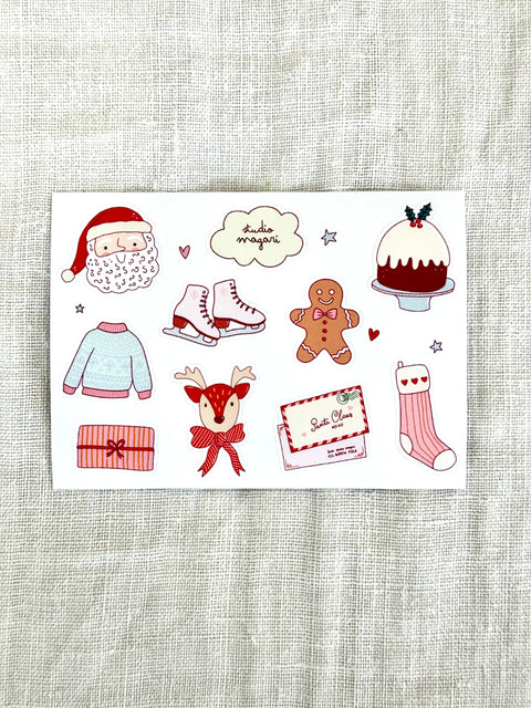 Mini planche stickers Winter