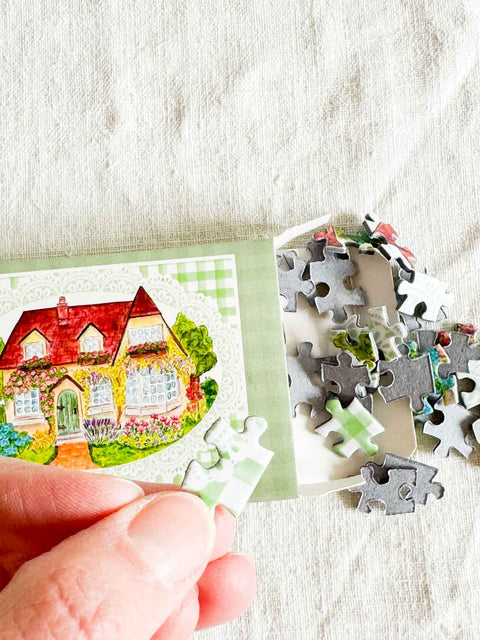 Mini puzzle - Cottage anglais