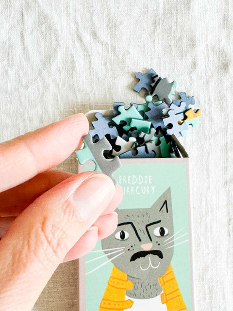 Mini Puzzle 99p - Freddie Purrcury