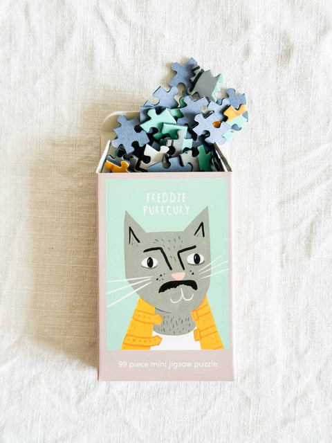 Mini Puzzle 99p - Freddie Purrcury