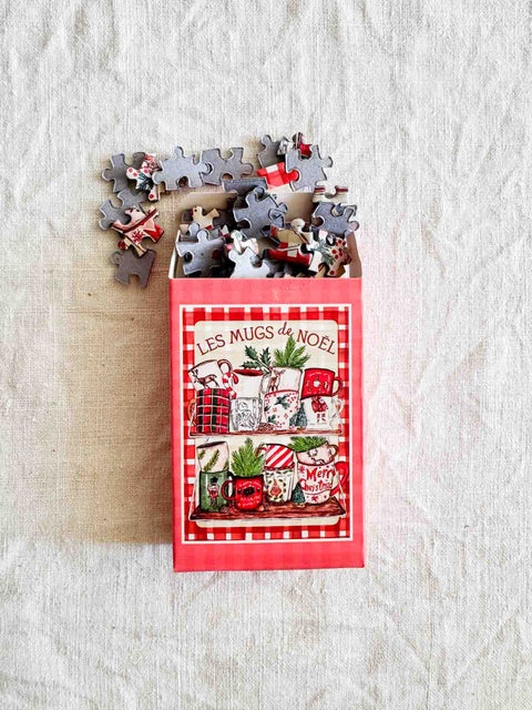 Mini puzzle 99p - Mugs de Noël
