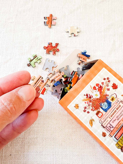 Mini puzzle Livre d'automne
