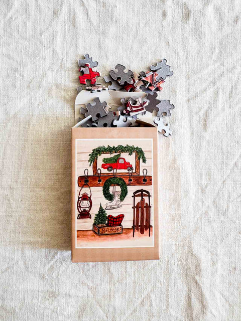 Mini puzzle 99p - Noël Farmhouse