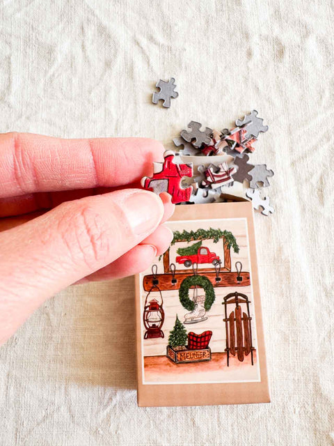 Mini puzzle 99p - Noël Farmhouse
