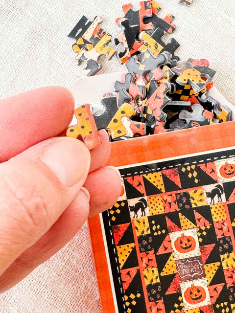 Mini puzzle 99p Patchwork d'halloween
