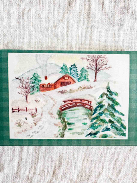 Mini puzzle 99p - Paysage d'hiver