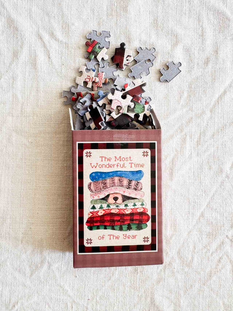 Mini puzzle 99p - Ollie Pulls de Noël