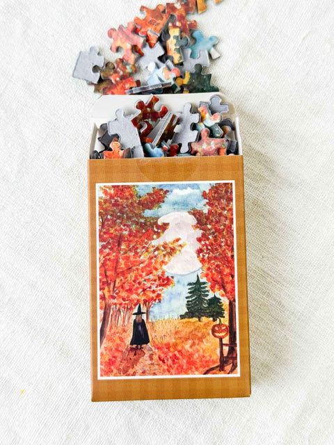 Mini puzzle 99p Sorcière sur le chemin