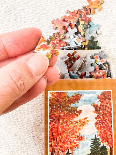 Mini puzzle 99p Sorcière sur le chemin