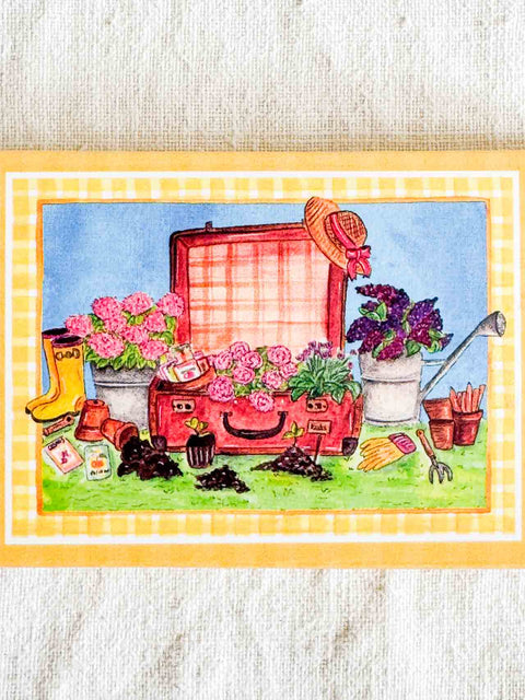 Mini puzzle - Valise de printemps