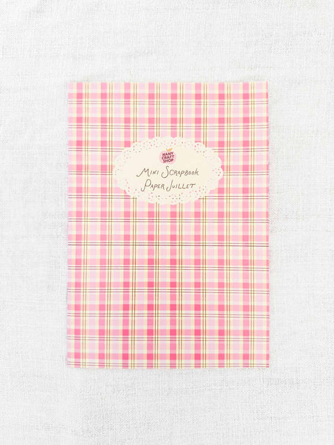 Mini Scrapbook paper Juillet