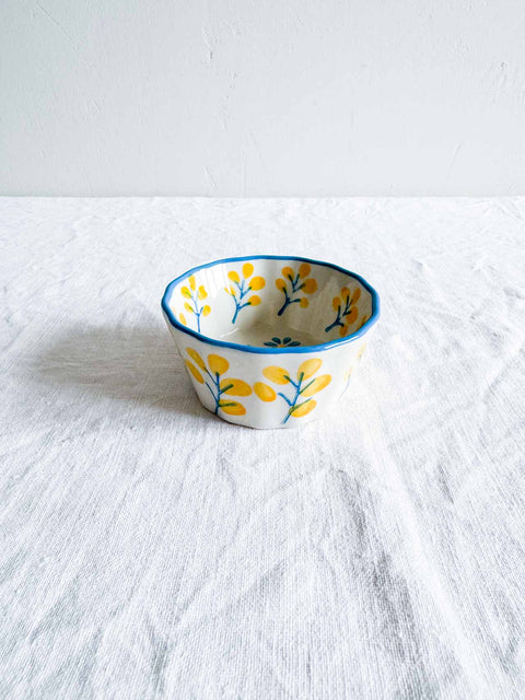 Moule à muffin Floral Bleu Jaune