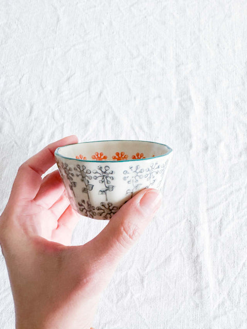 Moule à muffins Floral Turquoise Orange