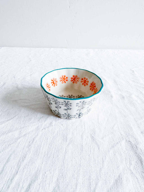 Moule à muffins Floral Turquoise Orange