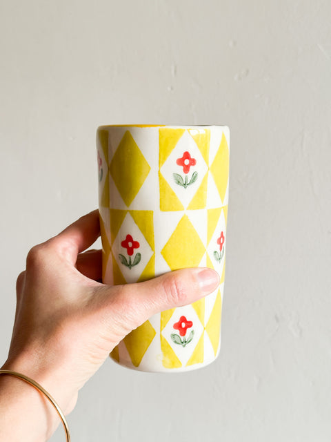 Mug Tumbler - Fleurs