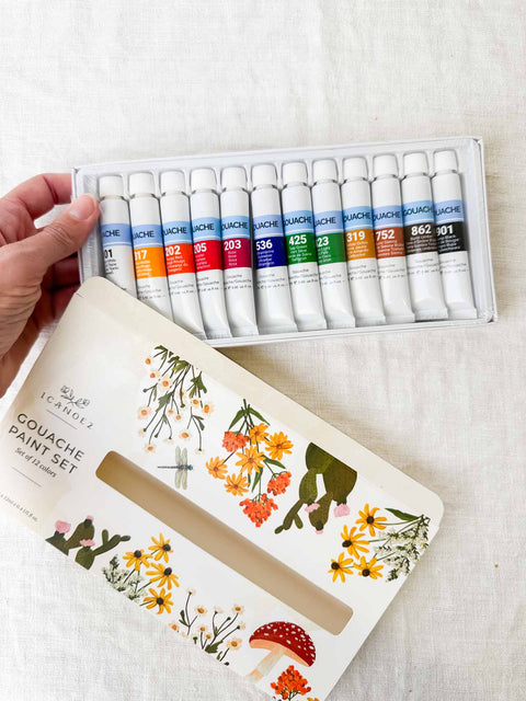 Pack 12 Gouaches