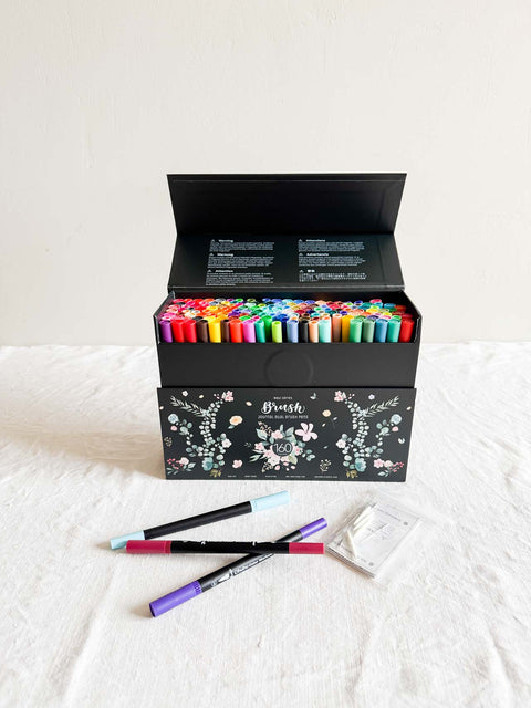 Pack 160 Feutres Fin à l'eau