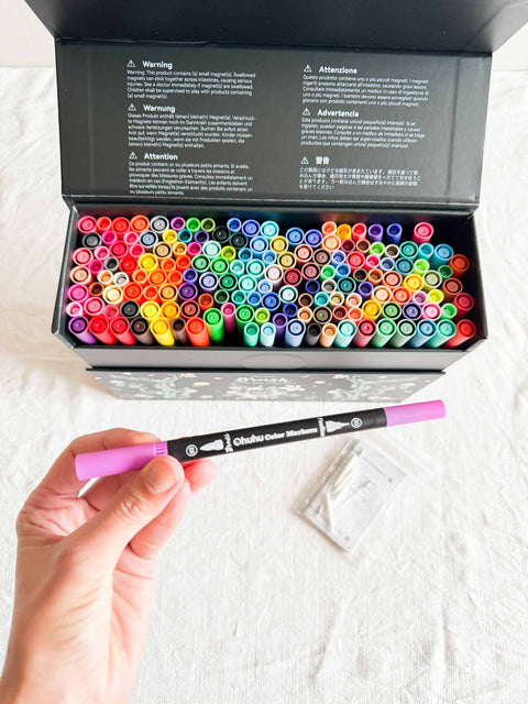 Pack 160 Feutres Fin à l'eau