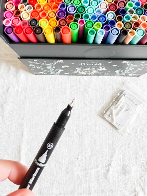 Pack 160 Feutres Fin à l'eau