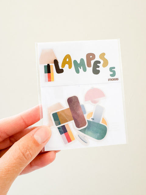 Pack stickers Lampes