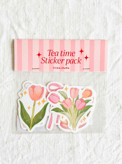 Pack Stickers Tea time