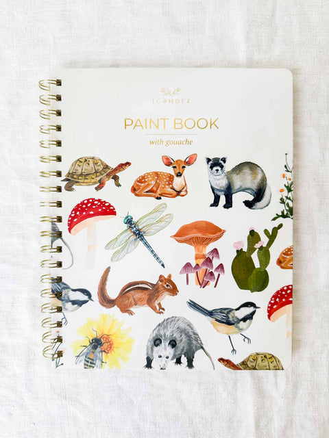 Paint book à la gouache Faune & flore