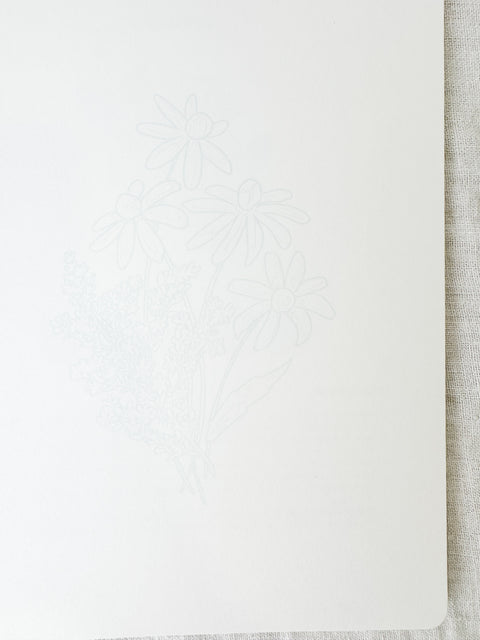 Paint book à la gouache Fleurs