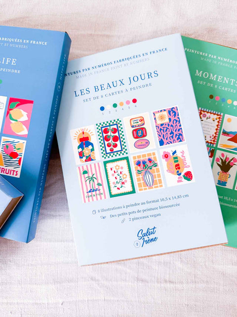 Peinture par numéros 8x Cartes