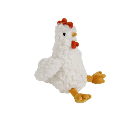 Peluche poule - Blanc pm