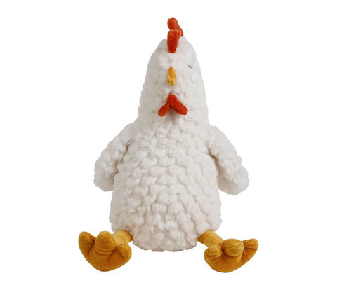 Peluche poule blanc gm