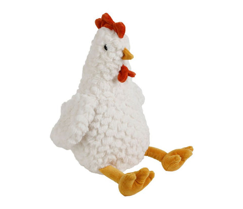 Peluche poule blanc gm