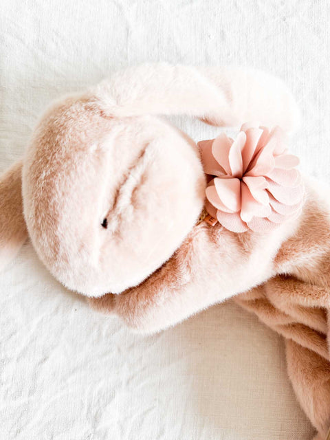Peluche Bunny couché Rose