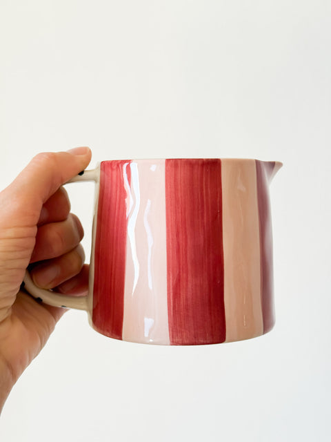 Tasse pichet Rose rouge