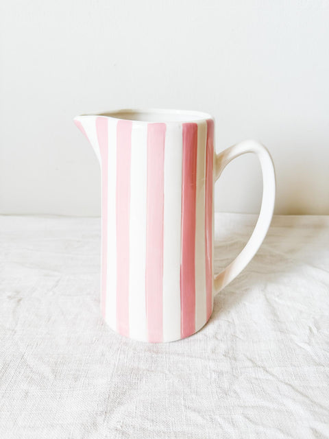 Pichet Rayure Rose GM