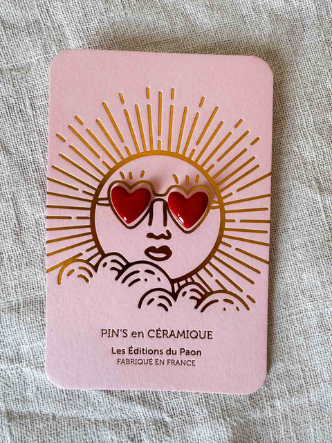 Pin's Sunshine Coeurs