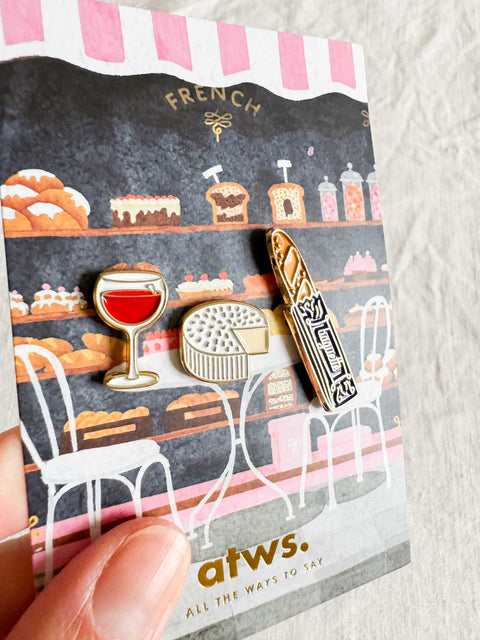 Pin's French kit Set of 3