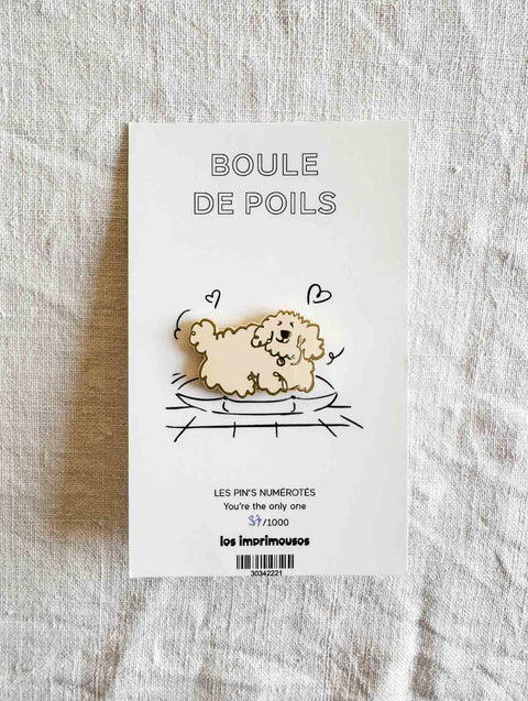 Pin's - Boule de poils