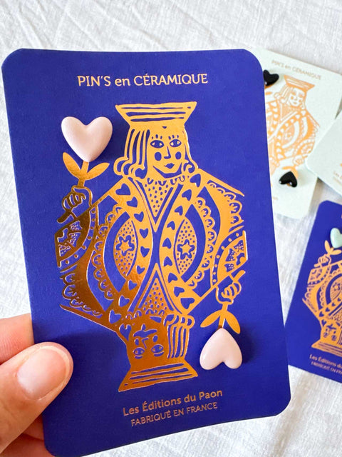 Pin's Carte à jouer Coeurs