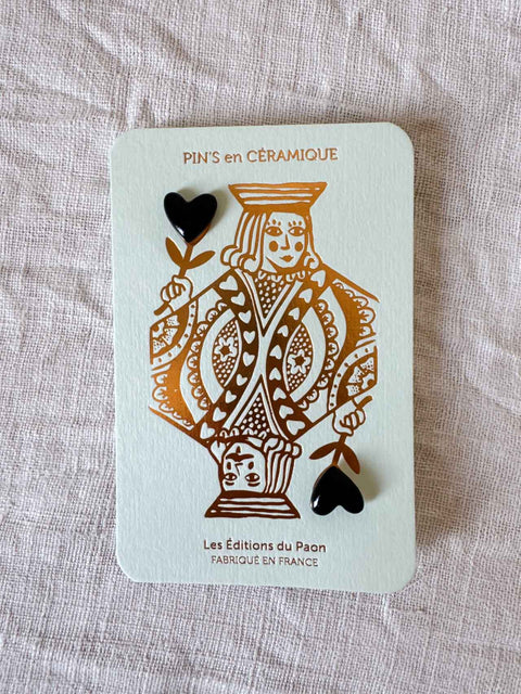 Pin's Carte à jouer Coeurs
