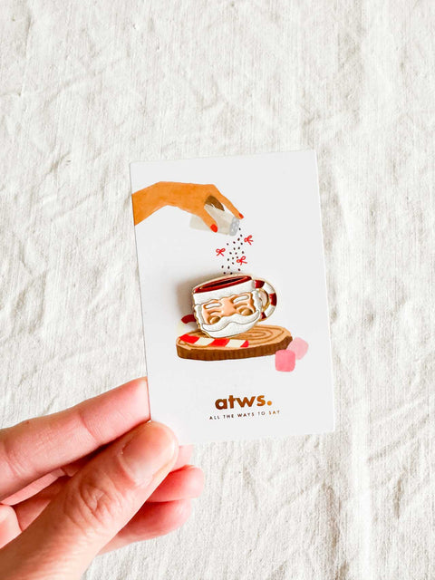 Pin's Santa cup