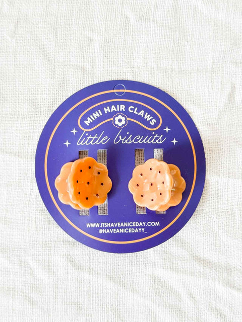 Lot de 2 minis pinces Biscuits