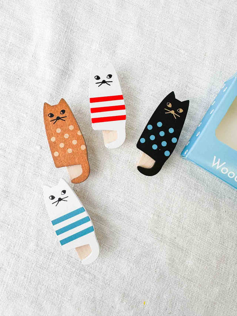 Pince à linges Chat