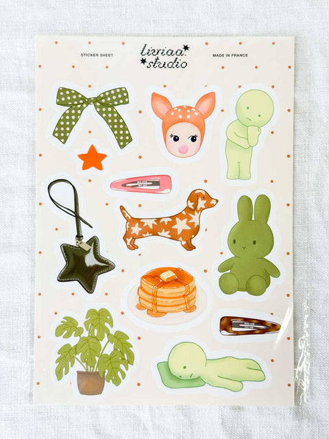 Planche de stickers Cozy home