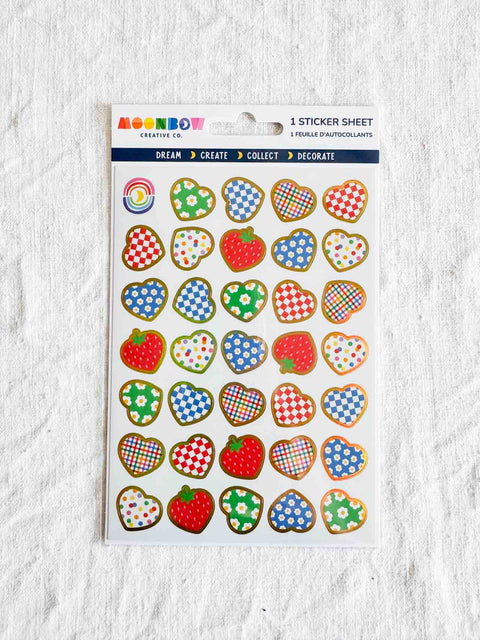 Stickers - Picnic Hearts