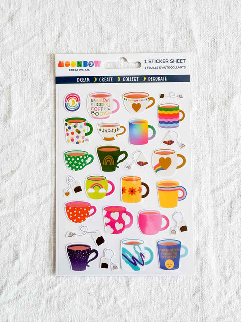 Stickers - Rainbow mugs