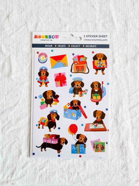 Stickers - Daschund delivery